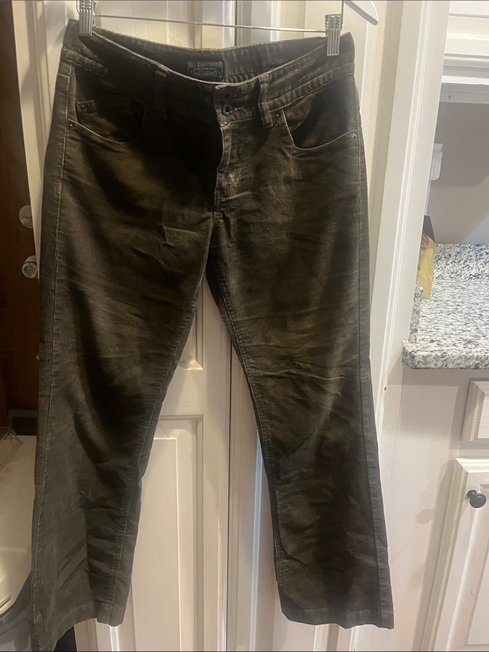 Polo by Ralph Lauren Women's Olive Boot Cut Jeans